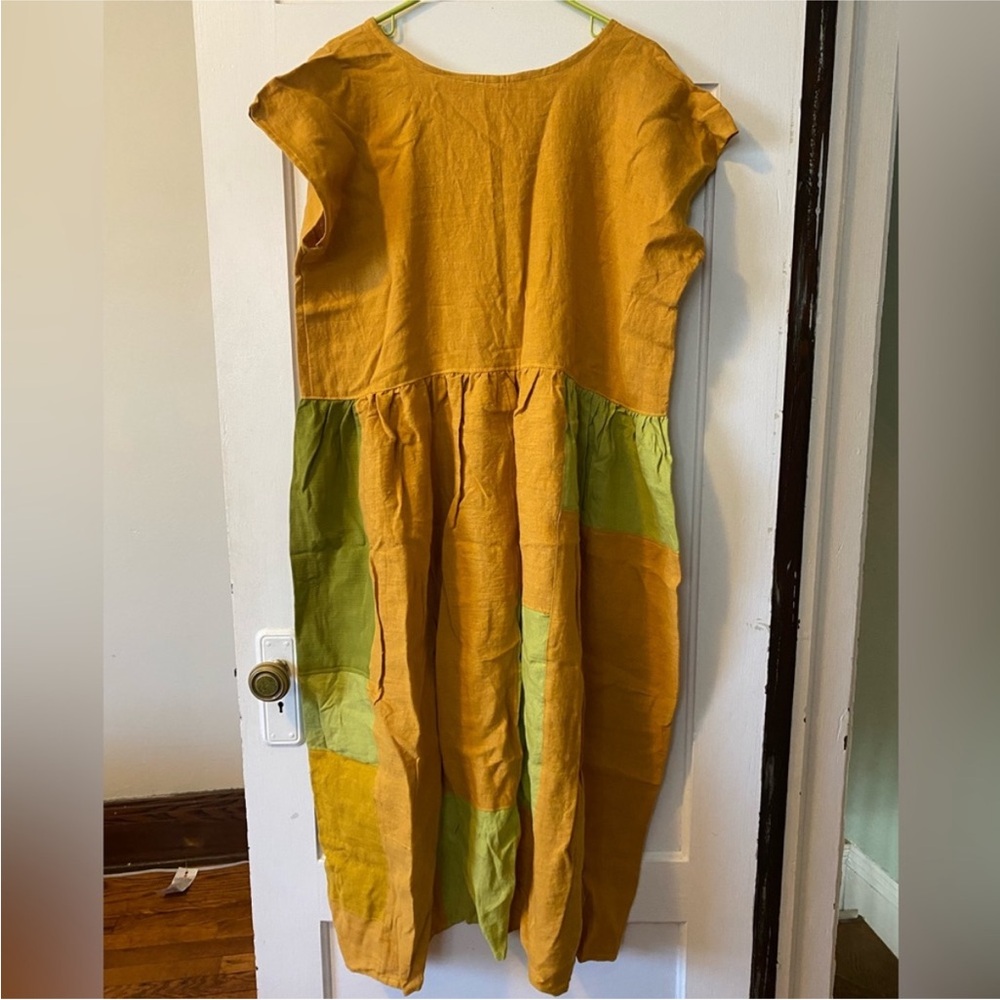 Midi Patchwork Dress - image 3